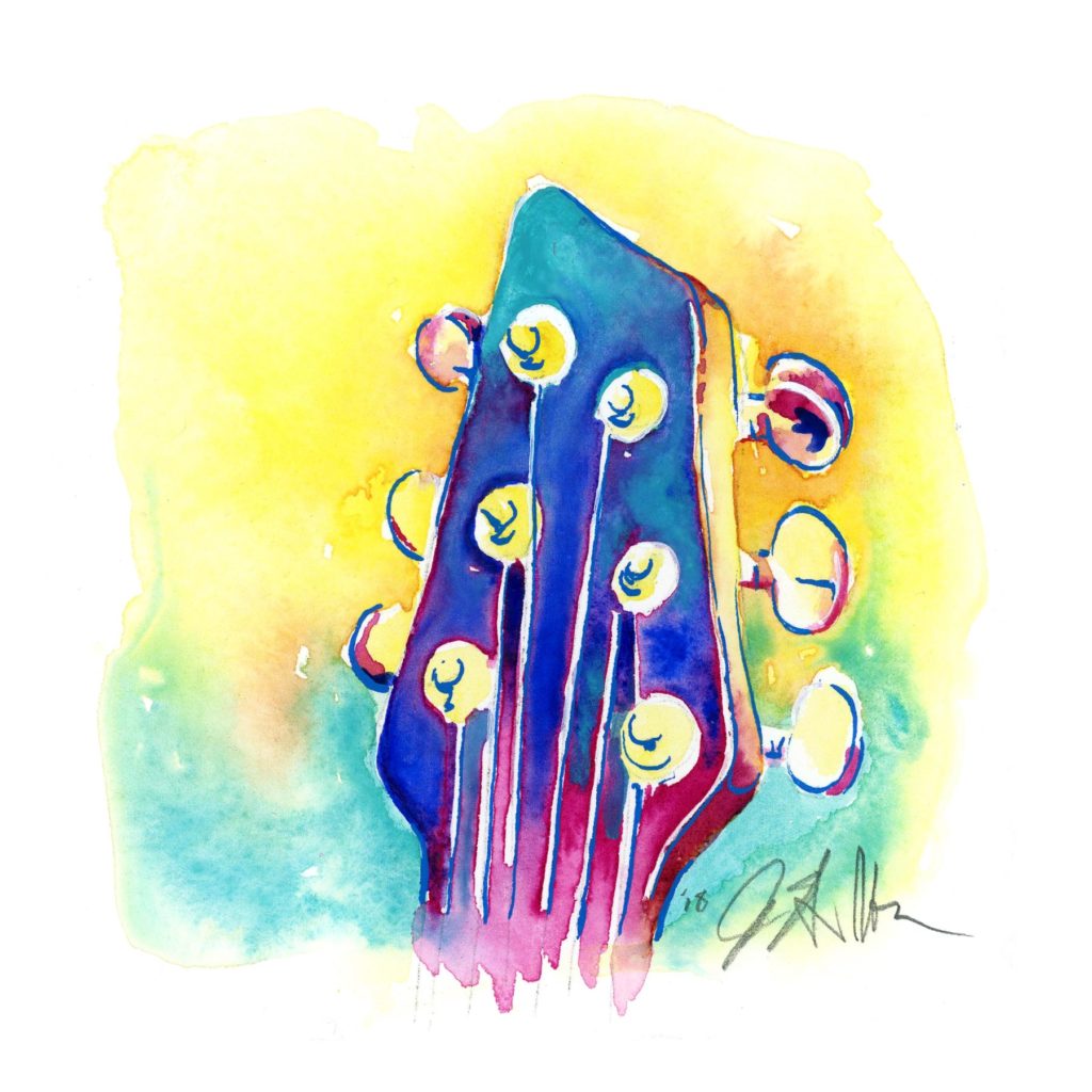 Electric Guitar Headstock