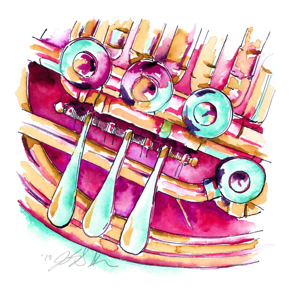 Raspberry French Horn